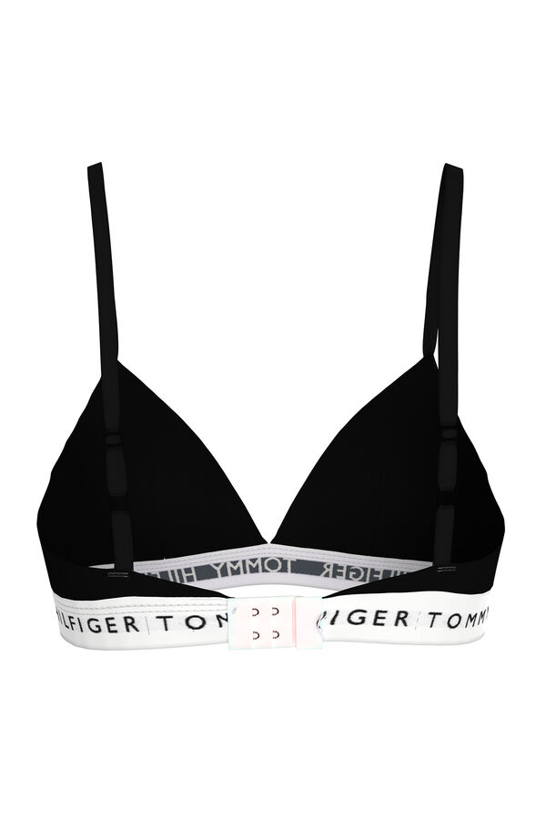 Tommy Jeans Sujetador deportivo sin aro negro