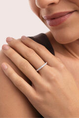 Singularu Anillo Shine Plata gris