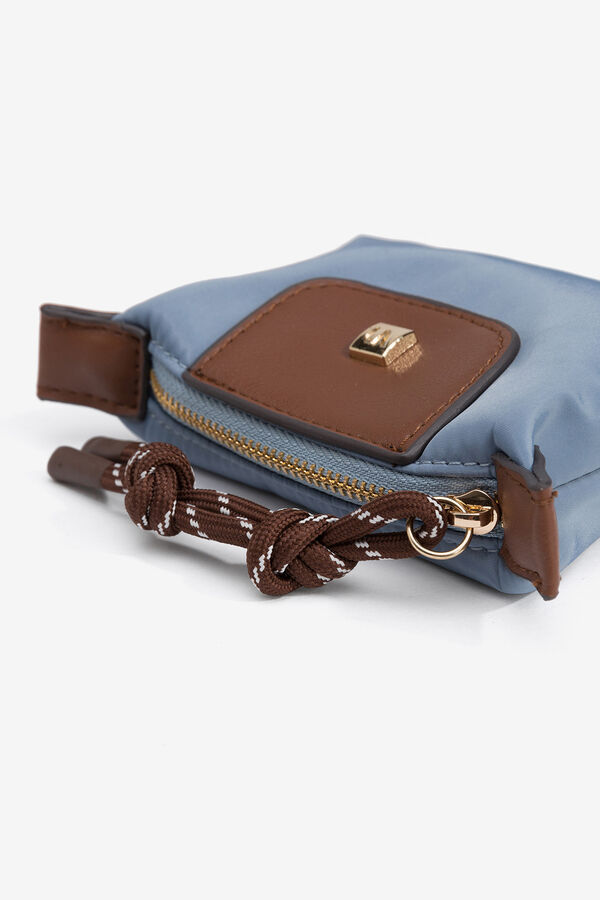 Vilanova Bolsa Combinada com Aba azul