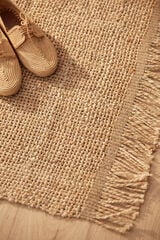 Womensecret Arena braided jute rug nude