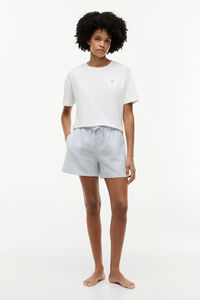 Tommy Hilfiger Pijama curto estampado a riscas