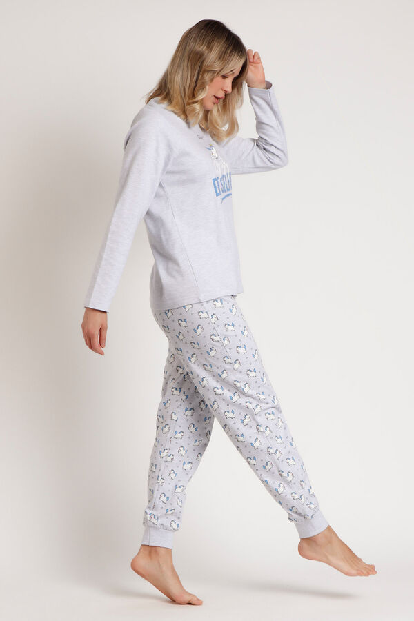 Mr. Wonderful Pijama Hoje estou de Selfie cinzento