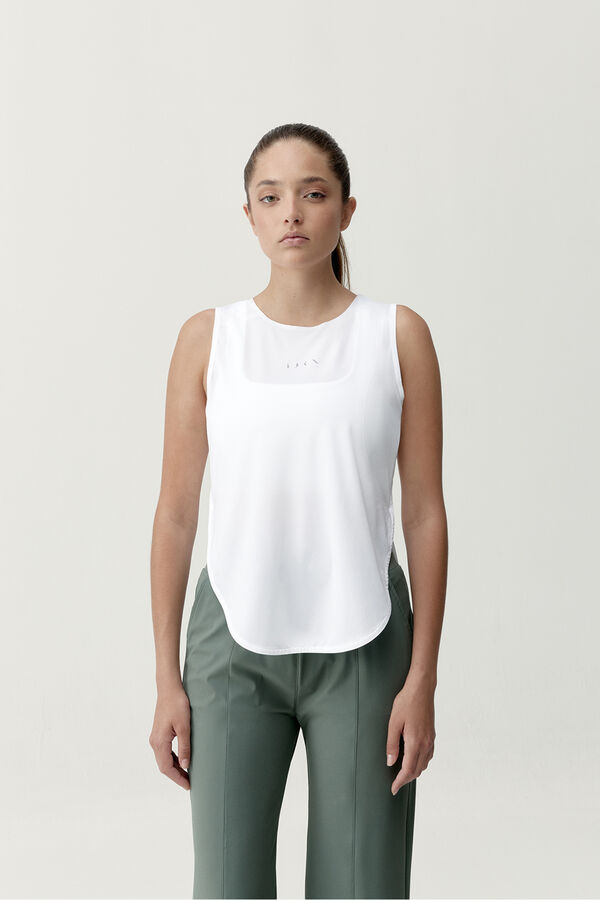 Born Living Yoga T-shirt desportiva Caliope branco cru bege