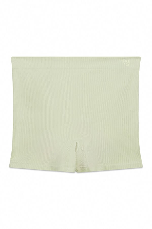 Women'secret Boxers sem costura verdes verde