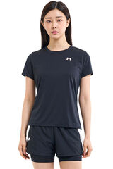Under Armour T-shirt manga curta t&eacute;cnica preto