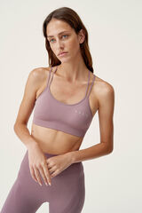 Born Living Yoga Top Hatha Woodrose rosa