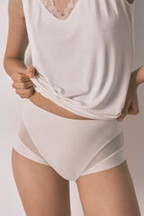 Women'secret Cuecas redutoras altas beges bege