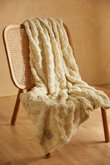 Calma House Xadrez xadrez em tons bege Damero estampado