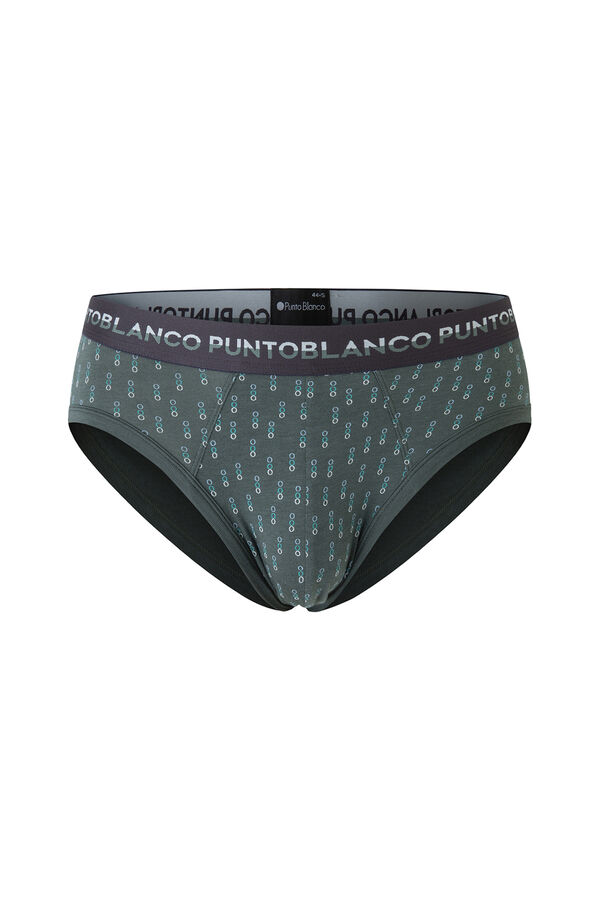 Punto Blanco Pacote de 2 cuecas de bambu e algod&atilde;o, Treetop estampado