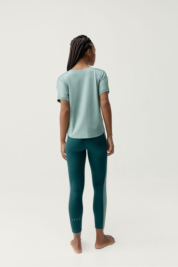 Born Living Yoga Camisa preta Azami bege