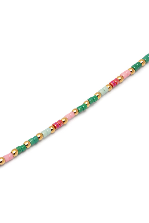 Singularu Pulseira Vidal Colors em A&ccedil;o Dourado estampado