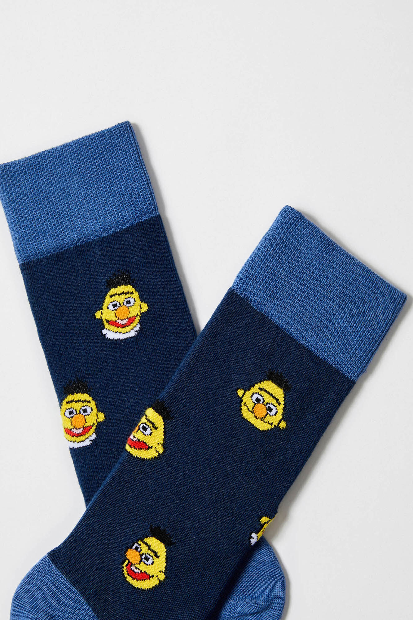 Besocks Calcetines altos Besocks de algod&oacute;n org&aacute;nico color azul