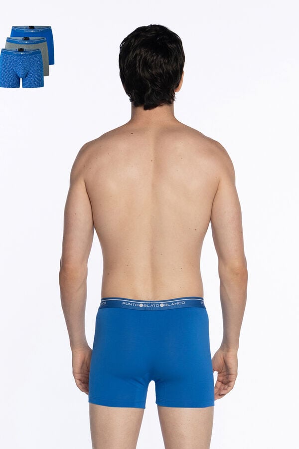Punto Blanco Pacote com 3 Boxers, Basix branco