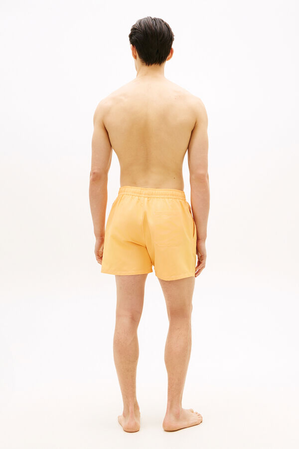 Tommy Hilfiger Fato de banho de homem com bandeira bordada vermelho