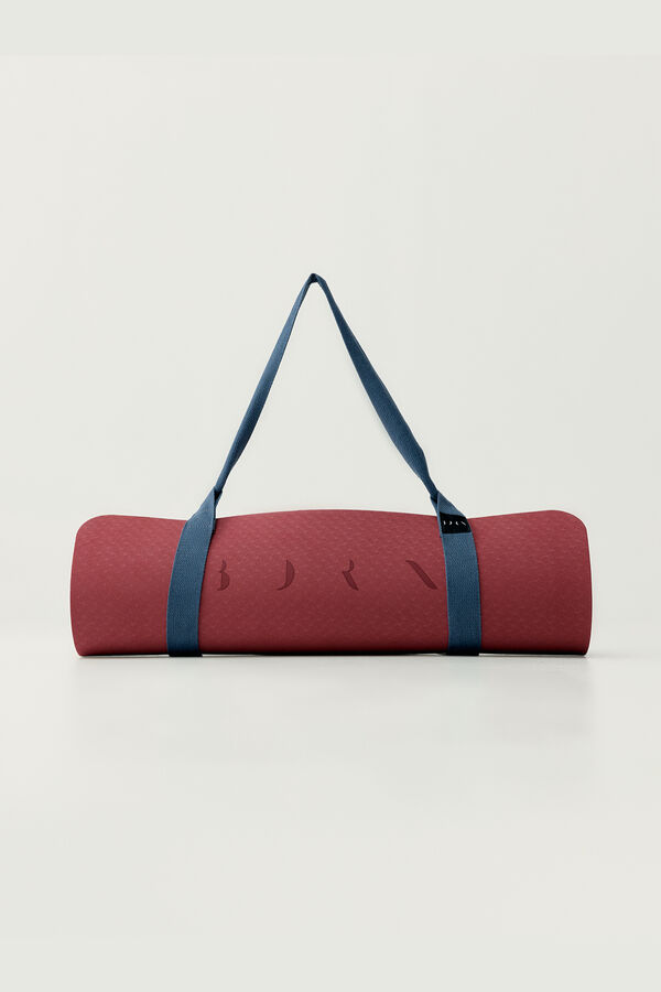 Born Living Yoga Tapete Mat Wave 6 mm vermelho vermelho