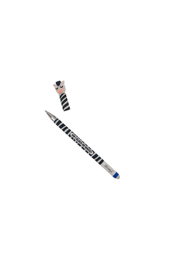 Mr. Wonderful Boli borrable Bo-Bo Cebra - Am I black or white? estampado