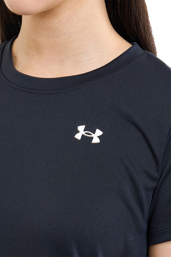 Under Armour T-shirt manga curta t&eacute;cnica preto