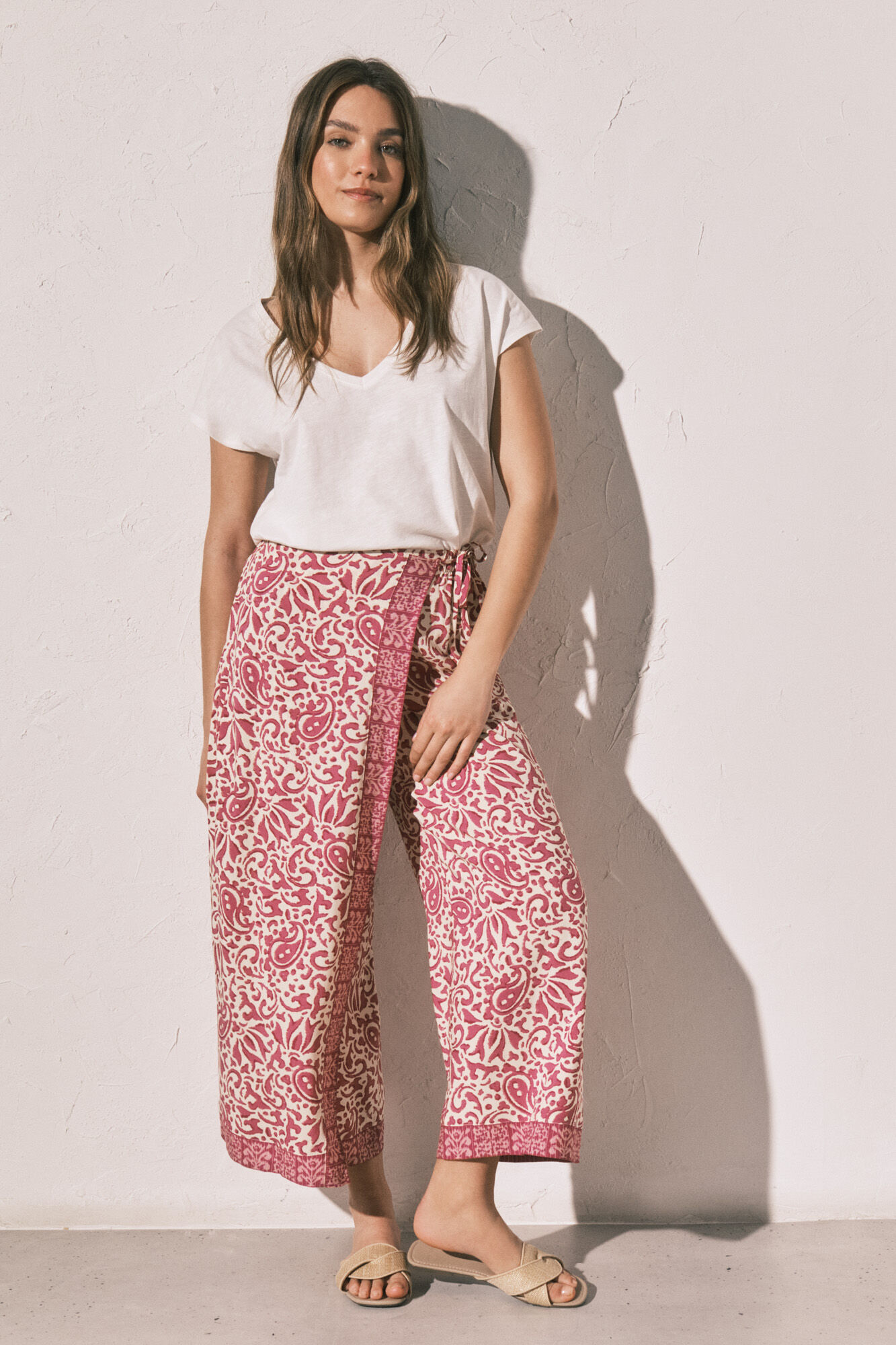 Women'secret Cal&ccedil;a estilo balin&ecirc;s estampada boho