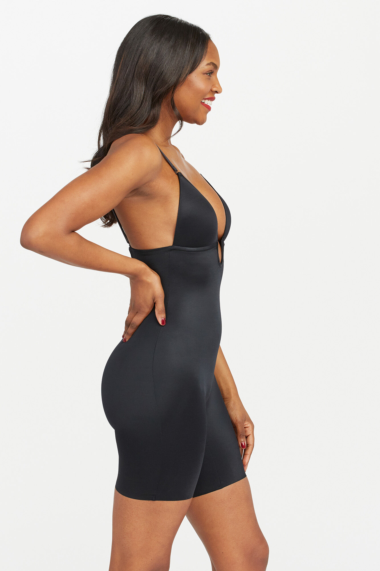 Spanx Braguita faja reductora escote U negra Spanx