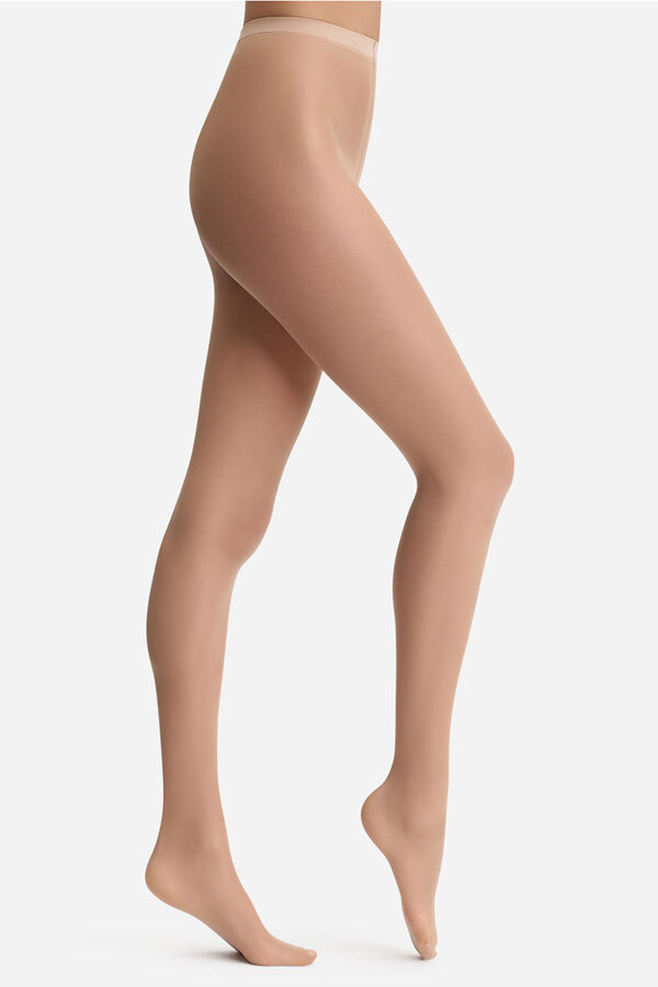 DIM Panty moldeadora semi-opaca 25 Deniers beige