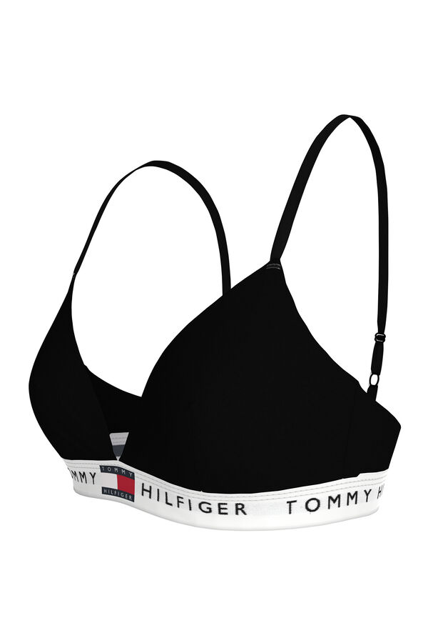 Tommy Jeans Sujetador deportivo sin aro negro