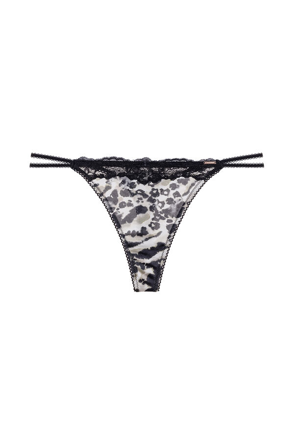 Dorina Tanga estampado Origins print preto