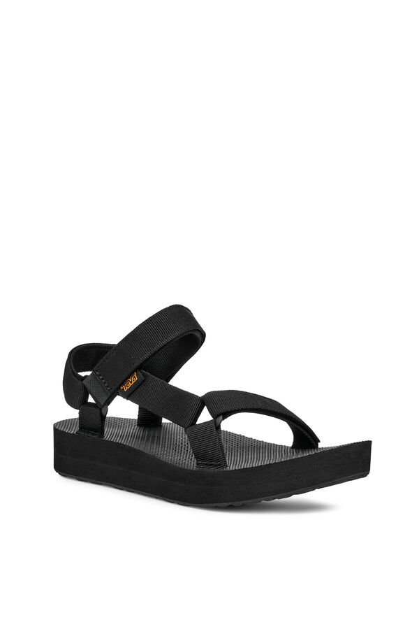 Teva Sandália plataforma preto