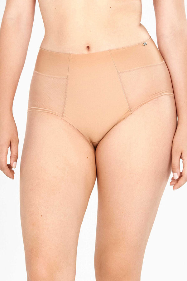 Gisela High-waisted invisible lace panty nude