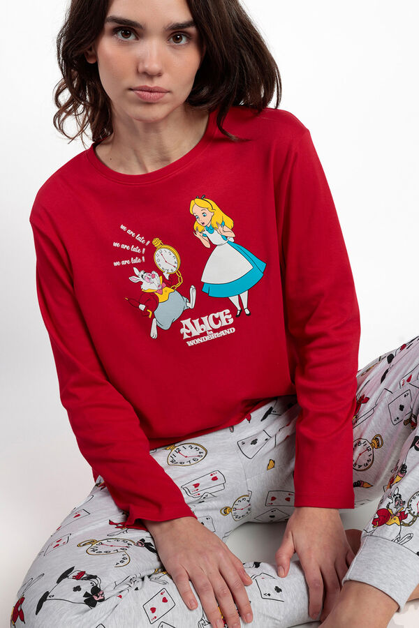 Admas Pijama Alice no País das Maravilhas A vermelho