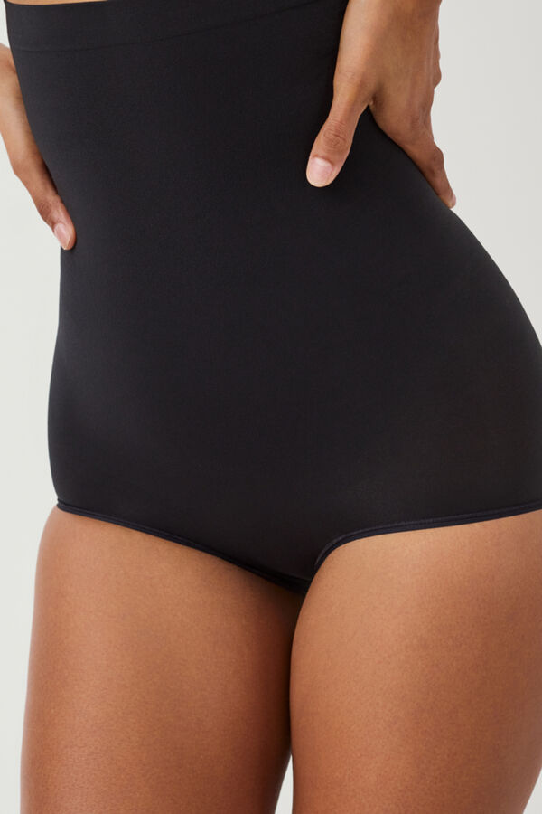 Spanx Nude high waist shaping panty. SPANX black