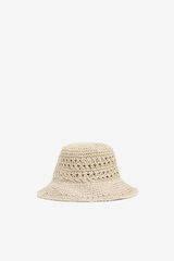 Vilanova Sombrero de Crochet Efecto Paja beige