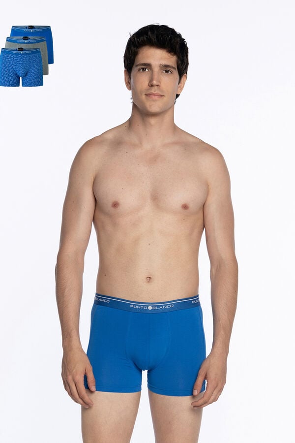 Punto Blanco Pacote com 3 Boxers, Basix branco