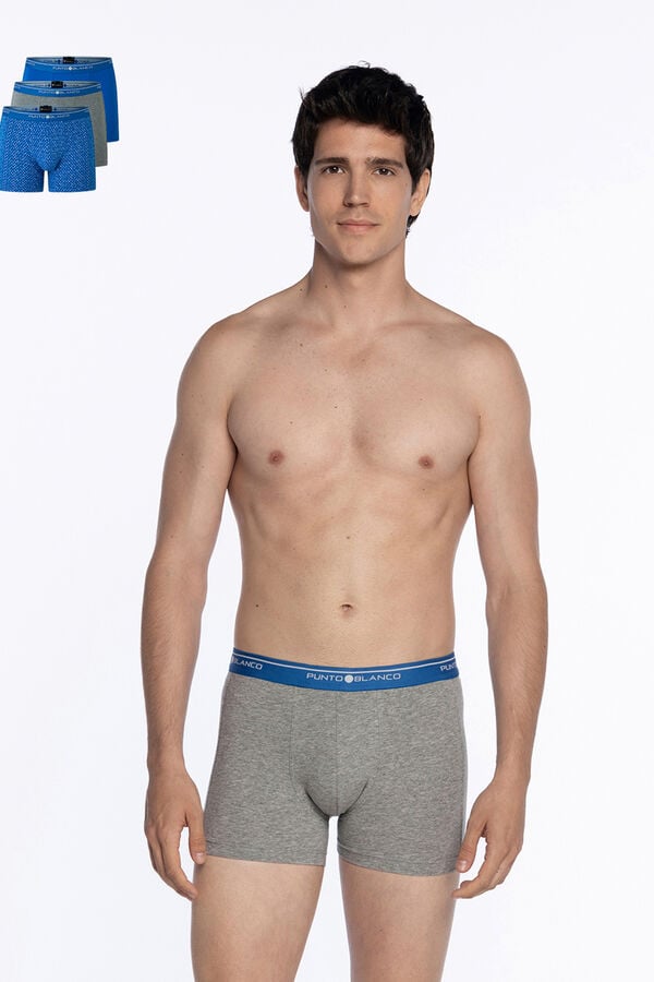 Punto Blanco Pacote com 3 Boxers, Basix branco