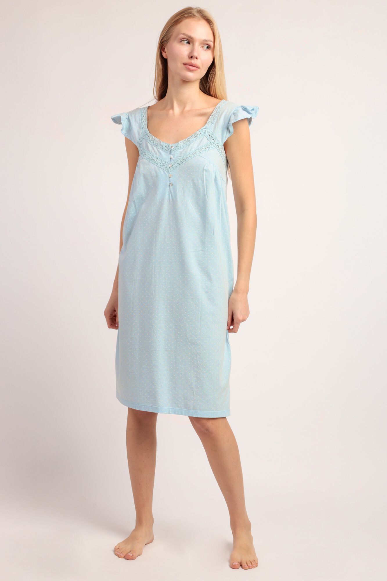 Admas Camis&oacute;n tirantes volantes lunares