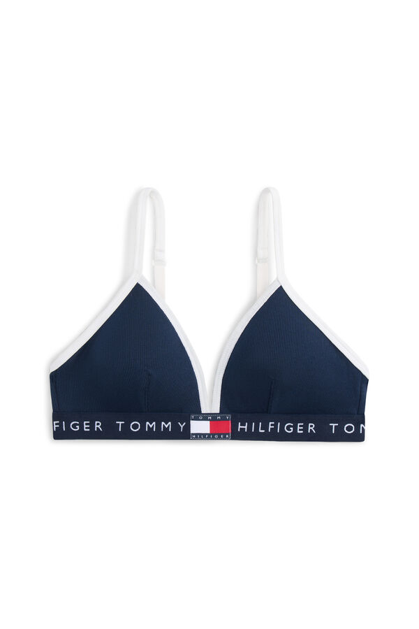 Tommy Hilfiger Sujetador deportivo triangular azul
