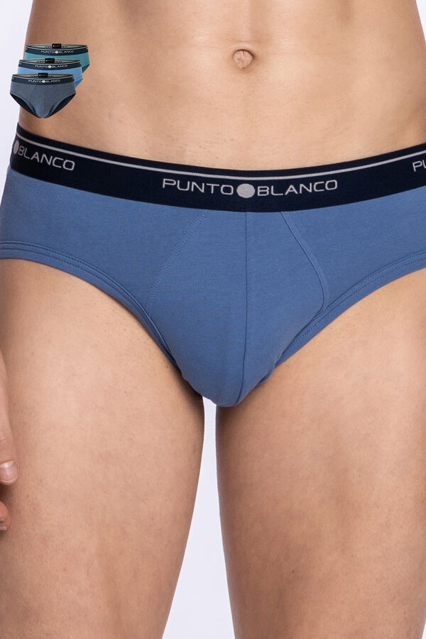 Punto Blanco Pack de 3 slips algod&oacute;n estampado