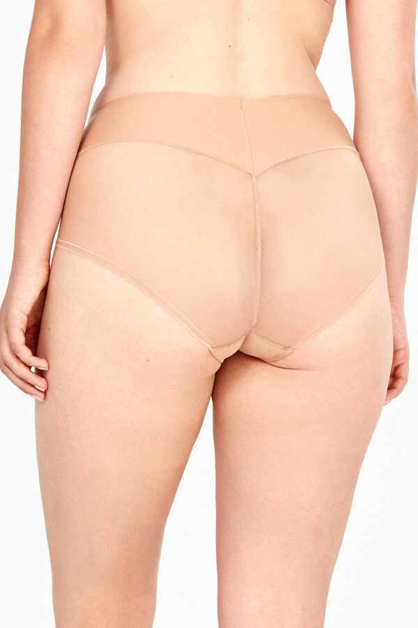 Gisela High-waisted invisible lace panty nude