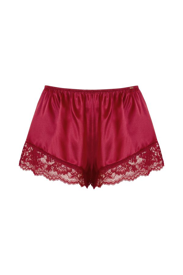 Dorina Calções de cetim Lyra estampado