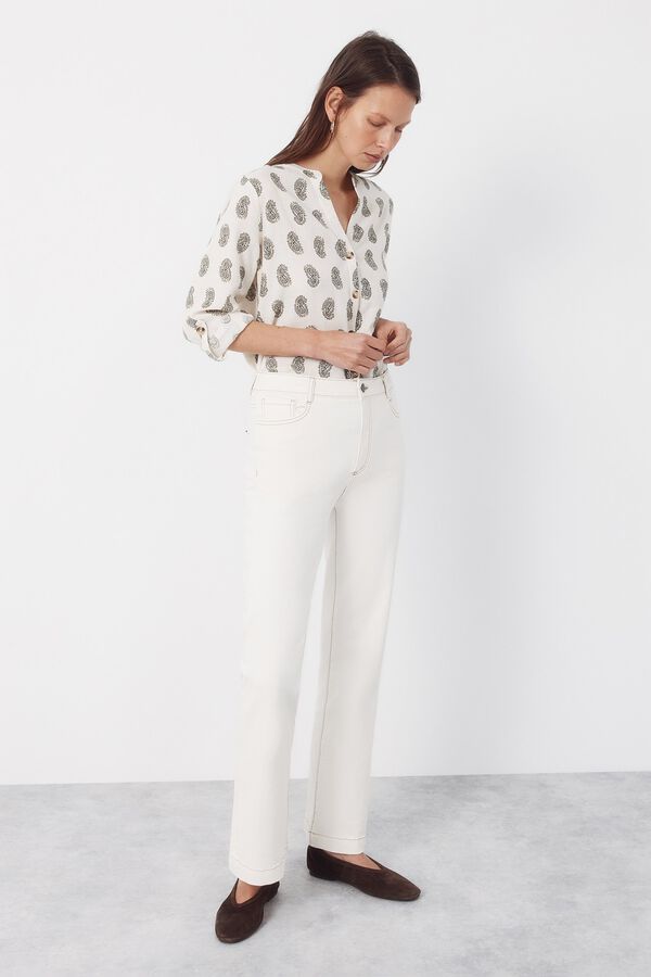 Jeans, scarf and t-shirt set