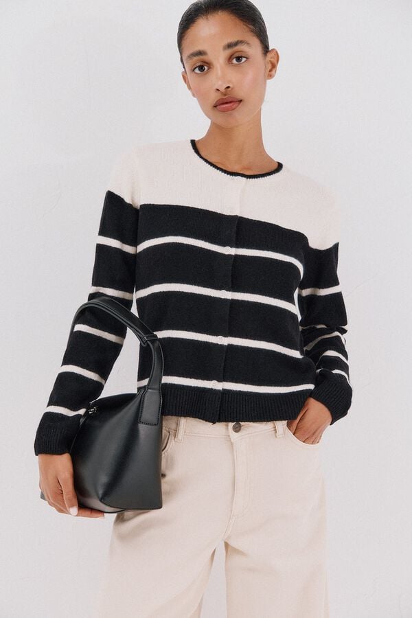 Jeans and cardigan set