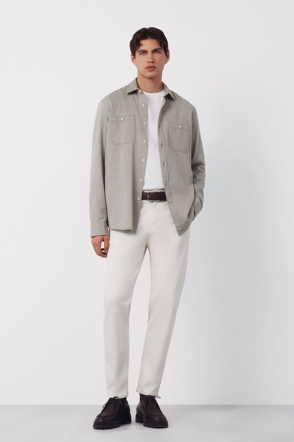 Overshirt, pockets and chinos set