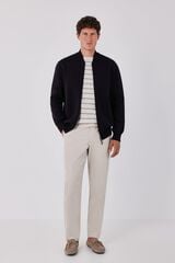 Cardigan, t-shirt and chinos set