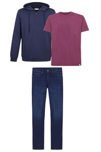 Jeans, hoodie and pocket set