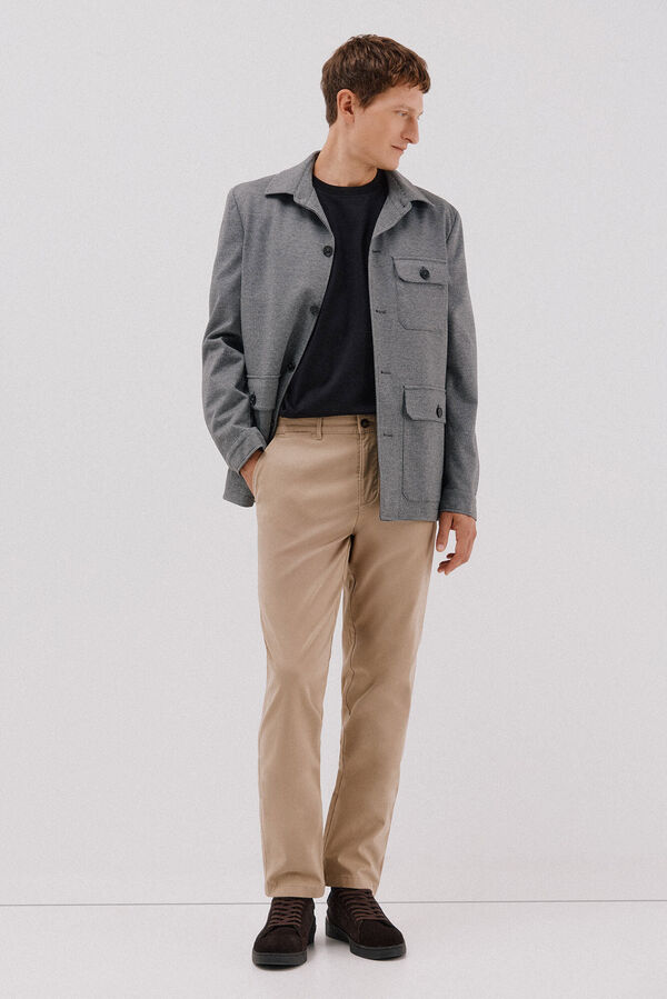 Jersey-Knit and chinos set