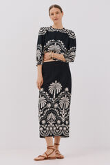 Skirt and blouse set