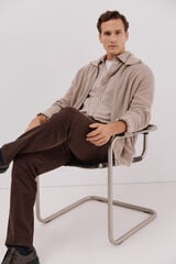 Shirt, trousers and fastening set