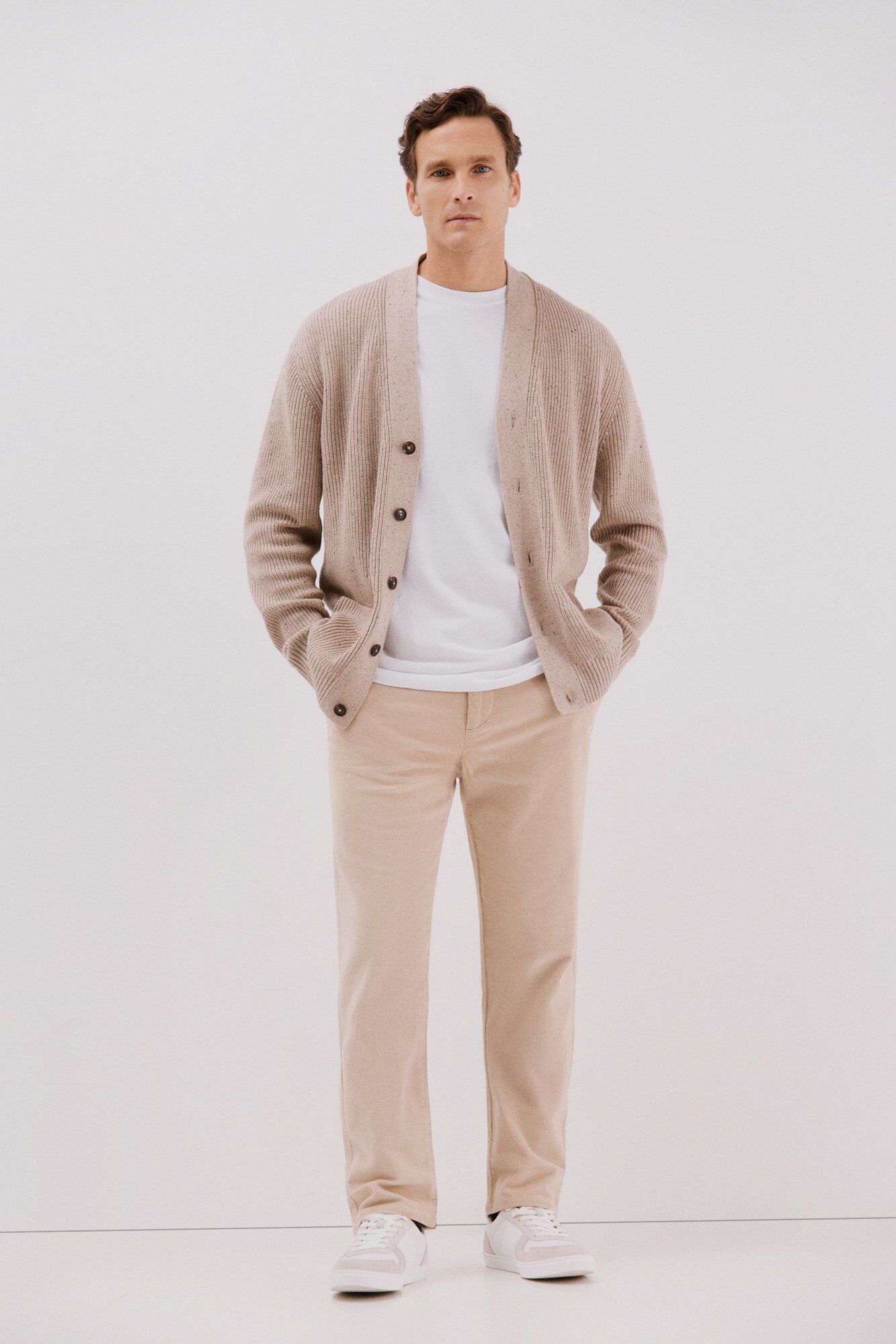 Chinos, overshirt and jumper set