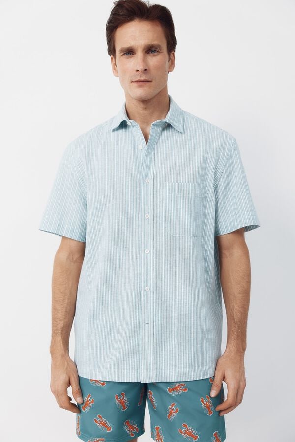 Swimwear and shirt set