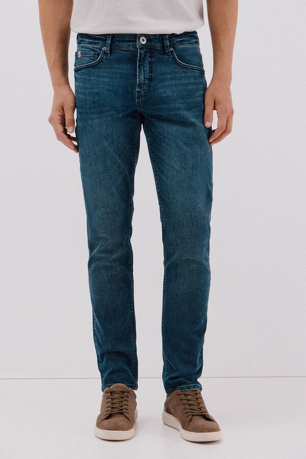 Pocket, jeans and gilet set