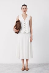 Conjunto de falda y chaleco